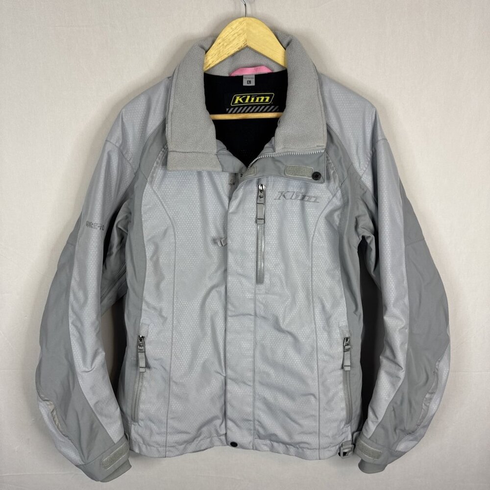 Klim Alpine Parka Gore-Tex Jacket Women’s Large Gray Snow Ski Shell